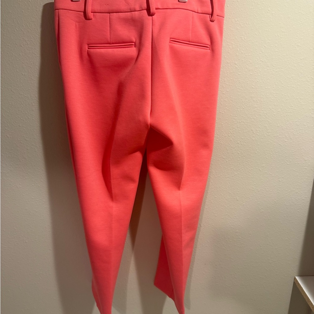 Ann Taylor Vibrant Coral Top and Pants Set  2 Petite - Picture 6 of 8